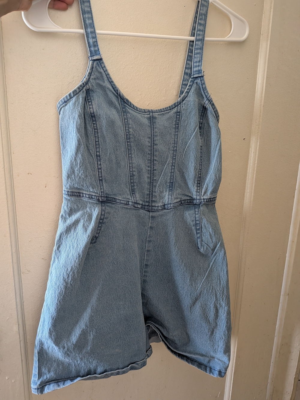 Women's Denim Romper Size Small